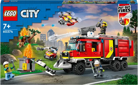 LEGO City 60374 Brandkårens ledningsfordon