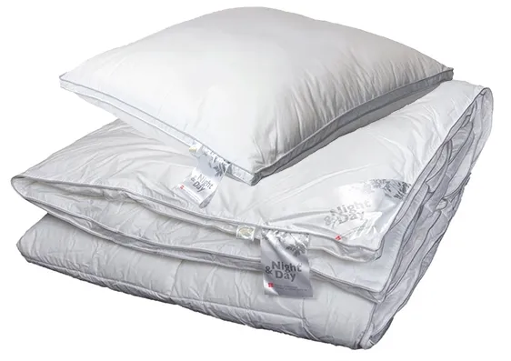 Night & Day Fiber täcke/kuddset 140X200cm.