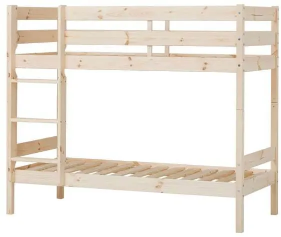 Hoppekids ECO Comfort våningssäng 70x160 cm - Natur