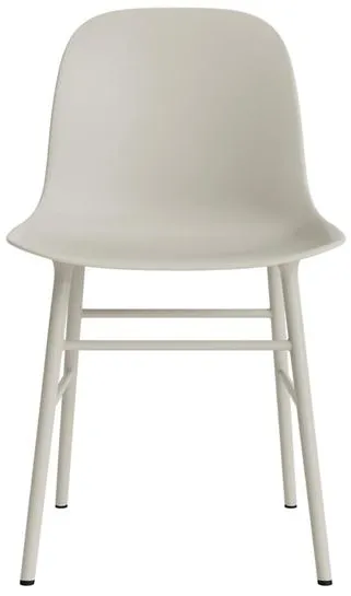 Normann Copenhagen Form Matstol Ljusgrå/Stål